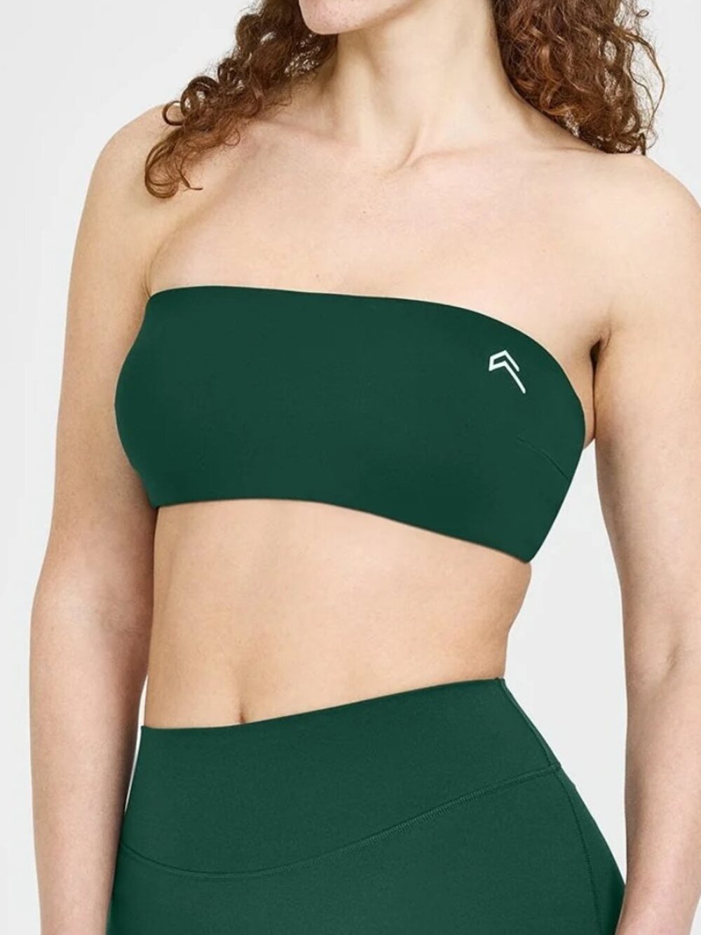 Oner Active UnifiedMove Micro Bandeau Bralette Racing Green XS NWT